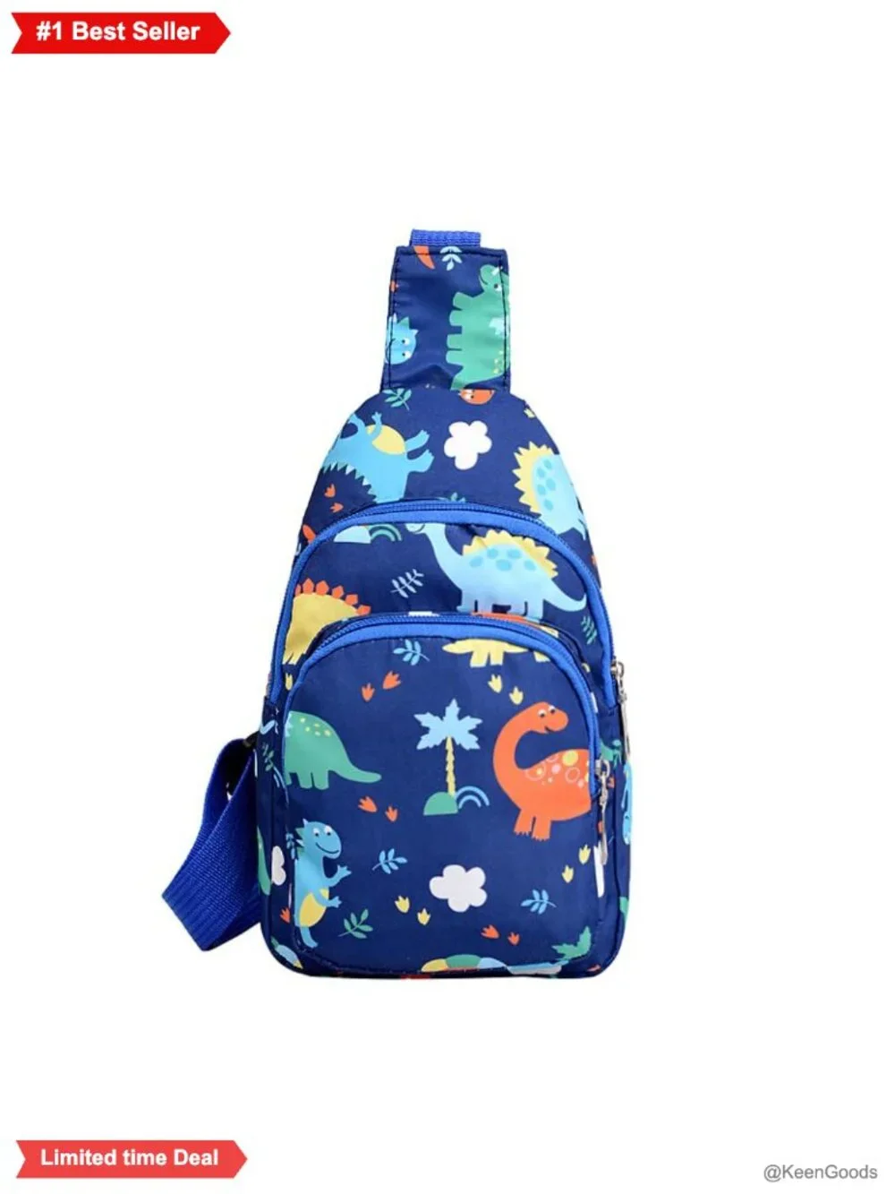 Kids Crossbody Sling Bag Mini Nylon Travel Bag Adjustable Strap Lightweight